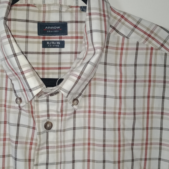 Arrow mensbutton down flannel shirt - Picture 4 of 4